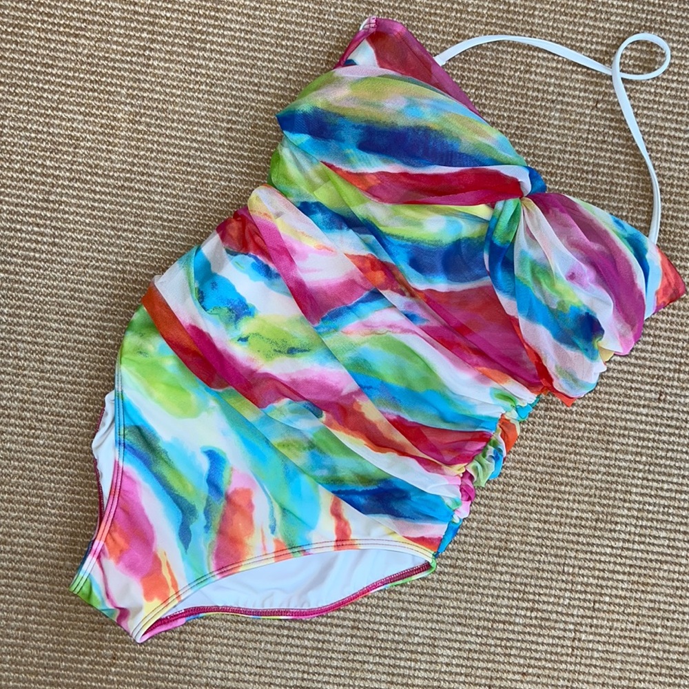 Lauren Ralph Lauren One Piece Swimsuit Sz 8